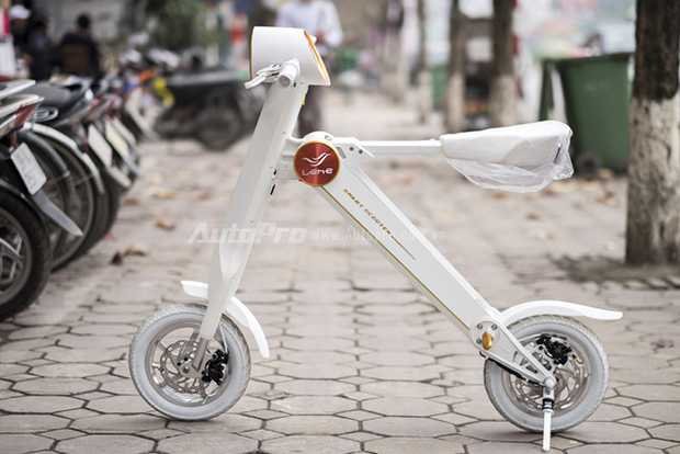 Cận cảnh xe điện kiểu dáng lạ giá 18,8 triệu đồng tại Việt Nam 21 vtm xe 050416 can canh xe dien kieu dang la gia 18 8 trieu dong tai viet nam