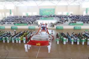 Quang cảnh lễ khai mạc VCK giải bóng đá HKPĐ cúp MILO