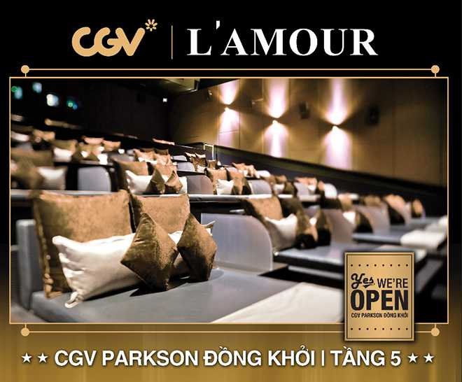 CGV khai trương cụm rạp thứ 50 với phòng chiếu giường nằm sang trọng L’amour 11 CGV Parkson Đồng Khởi 7