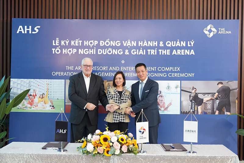 The Arena Cam Ranh chính thức ký kết hợp tác chiến lược với Absolute Hotel Services (AHS), hướng tới chuẩn mực hoá chất lượng dịch vụ và vận hành 9 3 1 1
