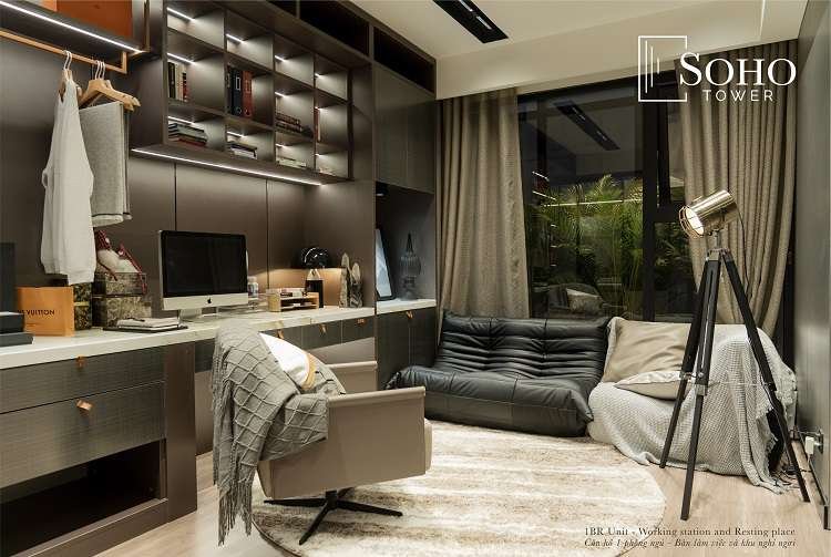03. SOHO @ Heritage West Lake được thiết kế nhằm đáp ứng chức năng vừa là văn phòng và vừa là nơi ở