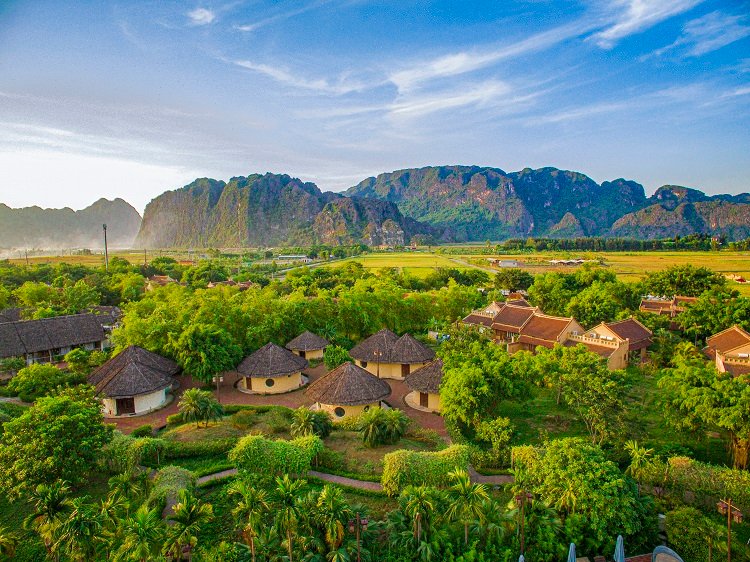 Du Xuân an yên đậm chất làng quê tại Emeralda Ninh Bình Resort & Spa 11 DJI 0442
