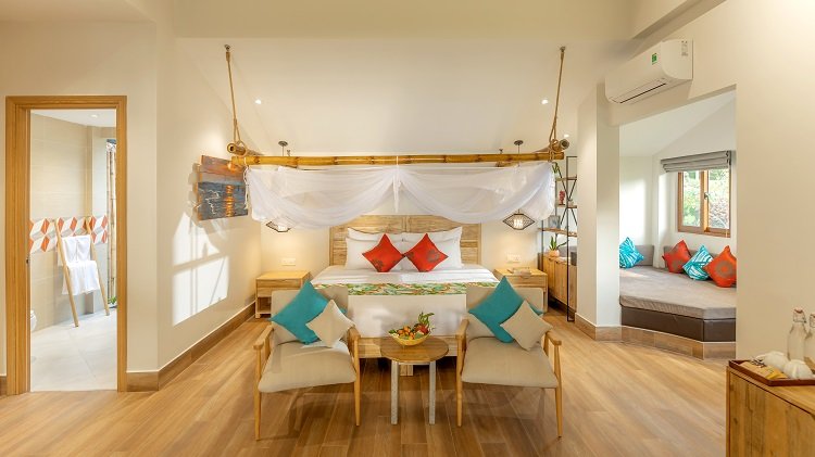 Pax Ana Dốc Lết Resort & Spa hoàn thiện tiện ích 5 sao sẵn sàng bùng nổ chào hè 15 Thiet ke mang dam dau an dia phuong cua can Bungalow