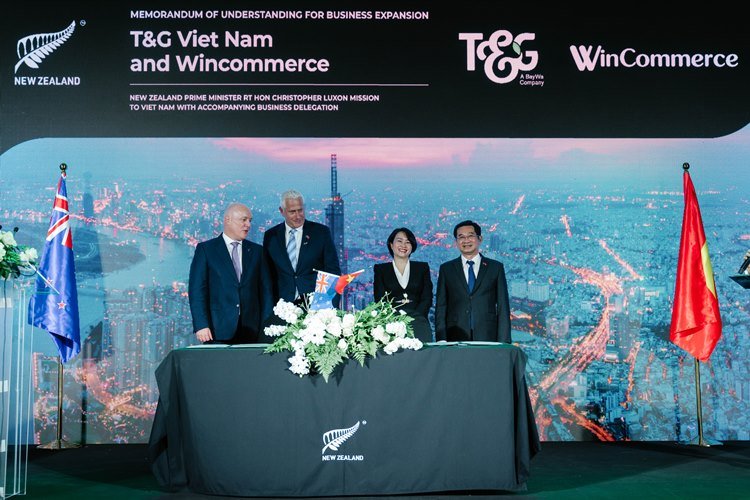 Quan he hop tac giua WinCommerce va TG dat trong tam vao cam ket mang san pham tao cao cap den gan hon voi nguoi tieu dung Viet