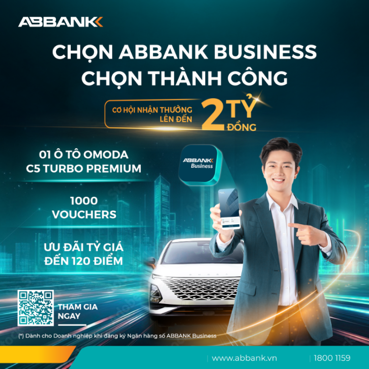 ABBANK ưu đãi lớn cho doanh nghiệp vừa và nhỏ khi giao dịch ngân hàng số 13 abbank 1