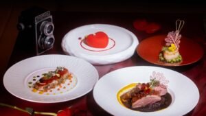 Valentines Set Menu Close Up