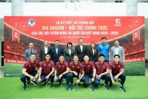 Bia Saigon se tiep tuc dong hanh cung cac doi tuyen bong da quoc gia tai nhieu giai dau trong nuoc va quoc te