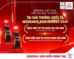 Hinh 1 Generali Viet Nam tu hao nhan hai giai thuong tai Insurance Asia Awards 2026