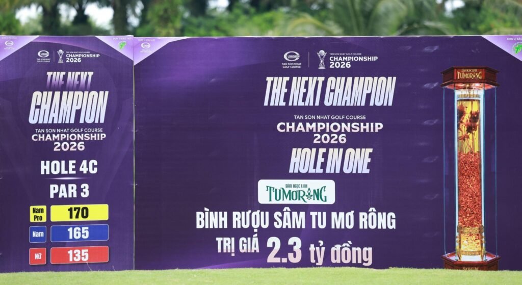 Hai cú Hole-in-One trong một ngày tại sân golf Tân Sơn Nhất: Maserati và bình Sâm Ngọc Linh 2,3 tỷ đồng tìm thấy chủ nhân 7 image001 2